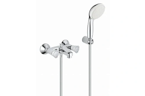 Смеситель для ванны GROHE Costa L с душевым гарнитуром, хром (2546010A) Смеситель для ванны GROHE Costa L с душевым гарнитуром, хром (2546010A)