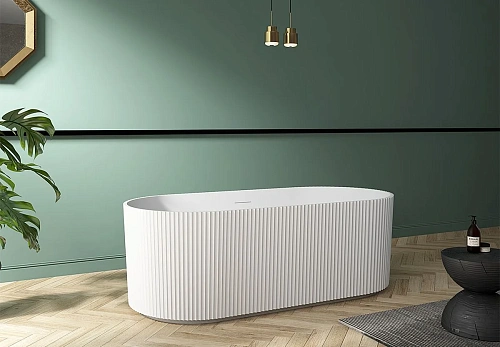 Ванна отдельностоящая ABBER AB9325-1.7 170x80 универсальная, белая акриловая Ванна отдельностоящая ABBER AB9325-1.7 170x80 универсальная, белая акриловая