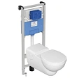 Комплект 4 в 1 Ideal Standard S306901RT с подвесным унитазом CONTOUR S306901 и инсталляцией PROSYS Комплект 4 в 1 Ideal Standard S306901RT с подвесным унитазом CONTOUR S306901 и инсталляцией PROSYS
