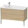 Картинка анонса товара «тумба под раковину duravit xviu xv44960b171 напольная 120 см средиземноморский дуб»