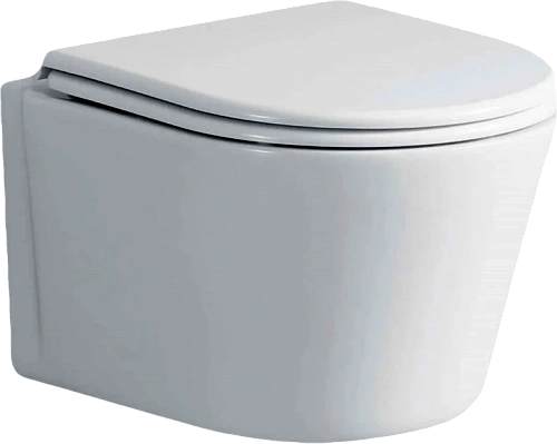 Унитаз подвесной Ceruttispa SANTA Aria CT9666 безободковый широкий, сиденье микролифт Унитаз подвесной Ceruttispa SANTA Aria CT9666 безободковый широкий, сиденье микролифт