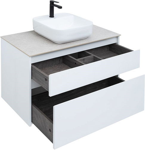 Тумба под раковину Aquanet Nova Lite 90 белый (2 ящика) 00242268 Тумба под раковину Aquanet Nova Lite 90 белый (2 ящика) 00242268
