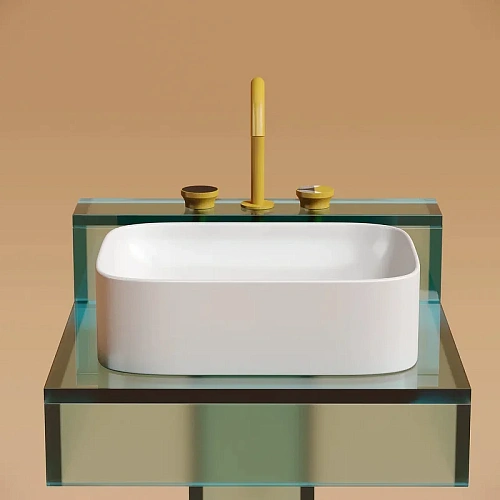 Раковина Ceramica Nova ELEMENT CN6052MW белый матовый накладная Раковина Ceramica Nova ELEMENT CN6052MW белый матовый накладная