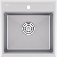 Кухонная мойка Paulmark STEPIA 50 PM115051-GRM , серый металлик, 500х510 Кухонная мойка Paulmark STEPIA 50 PM115051-GRM , серый металлик, 500х510