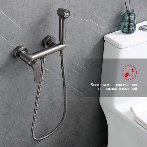 Гигиенический душ Raglo R03.51.09, графит Гигиенический душ Raglo R03.51.09, графит