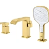 Смеситель на борт ванны Raglo R02.31.03, сатин золотой Смеситель на борт ванны Raglo R02.31.03, сатин золотой