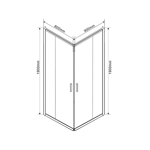 Душевой уголок Vincea Garda VSS-1G8090CGB, 900x800, черный, стекло тонированное Душевой уголок Vincea Garda VSS-1G8090CGB, 900x800, черный, стекло тонированное