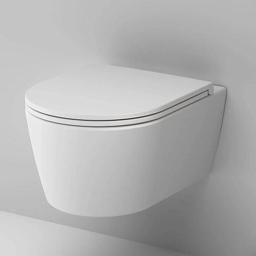 Унитаз подвесной AM.PM Func C8F1700MWSC FlashClean с сиденьем микролифт, белый матовый Унитаз подвесной AM.PM Func C8F1700MWSC FlashClean с сиденьем микролифт, белый матовый