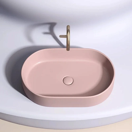 Раковина Ceramica Nova ELEMENT CN6048MP Розовый матовый накладная Раковина Ceramica Nova ELEMENT CN6048MP Розовый матовый накладная