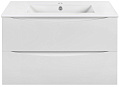 Тумба под раковину Vincea Mia 800 подвесная, 2 выкатных ящика soft close, G.White VMC-2MC800GW Тумба под раковину Vincea Mia 800 подвесная, 2 выкатных ящика soft close, G.White VMC-2MC800GW