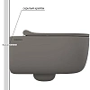 Унитаз подвесной BERGES EGO XL Rimless сиденье EGO XL Slim SO матовый серый, микролифт , быстросъемн 083216 Унитаз подвесной BERGES EGO XL Rimless сиденье EGO XL Slim SO матовый серый, микролифт , быстросъемн 083216