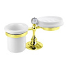 Картинка анонса товара «стакан с мыльницей cezares olimp-stt золото 24 карат-swarovski olimp-stt-03/24-sw»
