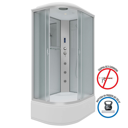 Душевая кабина Niagara Classic NG-2310-14RF (1200х800х2150) высокий поддон (40см) стекло матовое 23101424RF Душевая кабина Niagara Classic NG-2310-14RF (1200х800х2150) высокий поддон (40см) стекло матовое 23101424RF