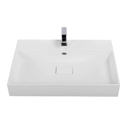 Раковина CEZARES 50313 Bianco opaco белый матовый 710x450 искусственный камень solid surface Раковина CEZARES 50313 Bianco opaco белый матовый 710x450 искусственный камень solid surface