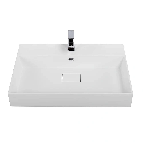 Раковина CEZARES 50313 Bianco opaco белый матовый 710x450 искусственный камень solid surface Раковина CEZARES 50313 Bianco opaco белый матовый 710x450 искусственный камень solid surface