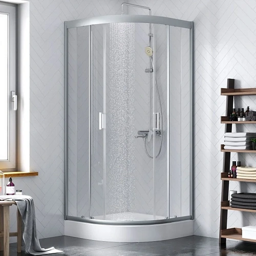 Душевой уголок Damixa Skyline DX35WG-301-090MT 90х90х190, профиль хром матовый, стекло прозрачное Душевой уголок Damixa Skyline DX35WG-301-090MT 90х90х190, профиль хром матовый, стекло прозрачное