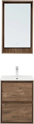 Тумба под раковину Aquanet Милан 50 дуб рустикальный 00336376 подвесная Тумба под раковину Aquanet Милан 50 дуб рустикальный 00336376 подвесная