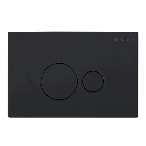 Клавиша смыва BelBagno BB084NERO черная матовая BB084NERO Клавиша смыва BelBagno BB084NERO черная матовая BB084NERO