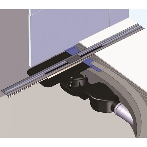 Душевой лоток BERGES SIMPEL 1000, золото глянец, S-сифон D50 H60 боковой 092113 Душевой лоток BERGES SIMPEL 1000, золото глянец, S-сифон D50 H60 боковой 092113