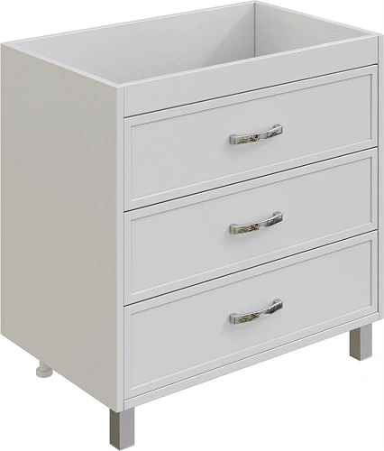 Тумба с раковиной STWORKI Хальмстад 80 белая 505658 Тумба с раковиной STWORKI Хальмстад 80 белая 505658