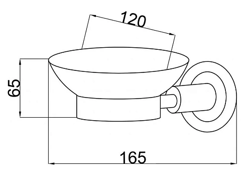Мыльница Boheme Murano 10903-W-CR Мыльница Boheme Murano 10903-W-CR