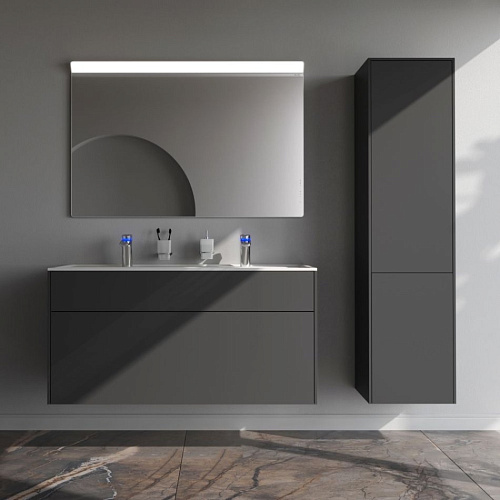 Тумба под раковину AM.PM Inspire V2.0 M50AFHX1203GM подвесная, 120 см, push-to-open, графит мато Тумба под раковину AM.PM Inspire V2.0 M50AFHX1203GM подвесная, 120 см, push-to-open, графит мато