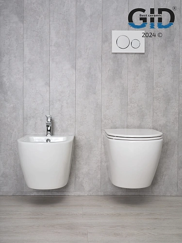 Унитаз подвесной Gid Tr2122 62234Y белый 51x36x36 с крышкой микролифт Унитаз подвесной Gid Tr2122 62234Y белый 51x36x36 с крышкой микролифт