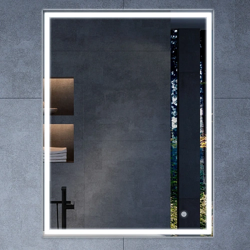 Зеркало Vincea LED VLM-3VN700 700х800 c сенсорным выключателем и диммером Зеркало Vincea LED VLM-3VN700 700х800 c сенсорным выключателем и диммером