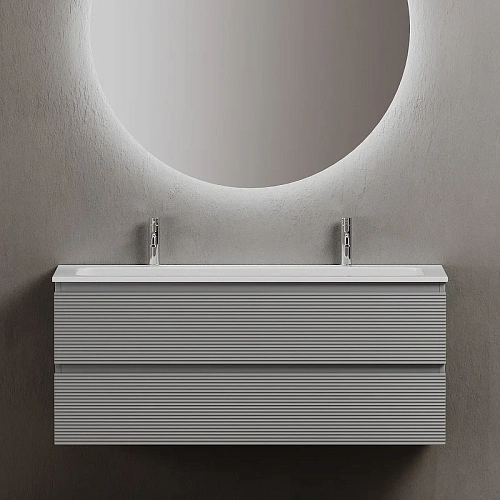 Тумба под раковину Sancos Folk FL120ES 1195х445х500 Ergraut soft, подвесная Тумба под раковину Sancos Folk FL120ES 1195х445х500 Ergraut soft, подвесная