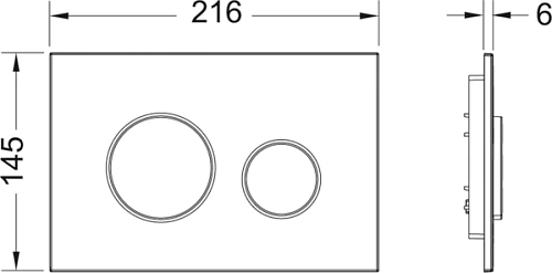 Клавиша смыва для писсуара TECE TECEloop 9240640 Клавиша смыва для писсуара TECE TECEloop 9240640