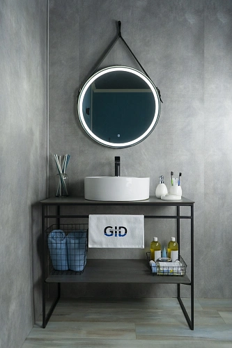 Раковина Gid N9008b 51104 накладная белая 46x46x16 Раковина Gid N9008b 51104 накладная белая 46x46x16