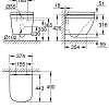 Унитаз подвесной GROHE Euro Ceramic компактный с безободковой чашей, сиденьем с устройством плавного 39693000 Унитаз подвесной GROHE Euro Ceramic компактный с безободковой чашей, сиденьем с устройством плавного 39693000