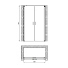 Душевая дверь BERGES LEGOS LS-3 1200 062027 Душевая дверь BERGES LEGOS LS-3 1200 062027