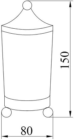 Стакан Boheme Hermitage 10394 для ватных дисков