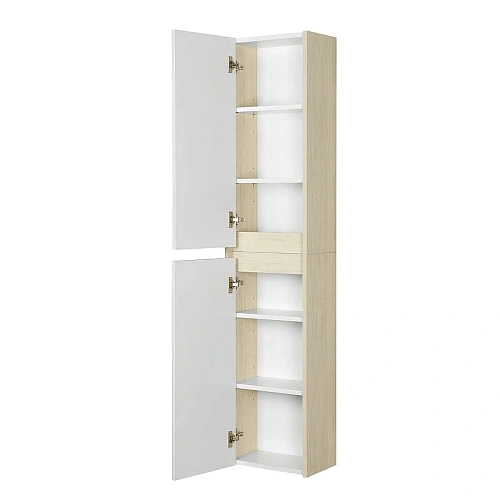 Шкаф Aquaton Сканди белый, дуб верона 1A255003SDB20 Шкаф Aquaton Сканди белый, дуб верона 1A255003SDB20