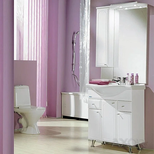 Тумба с раковиной Aquaton Майами 75 (1A0565K0MM010) белая Тумба с раковиной Aquaton Майами 75 (1A0565K0MM010) белая