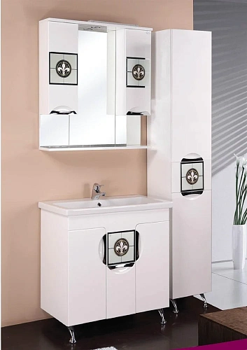 Зеркальный шкаф Onika ФЛОРЕНА 78.01 белый 207802 Зеркальный шкаф Onika ФЛОРЕНА 78.01 белый 207802