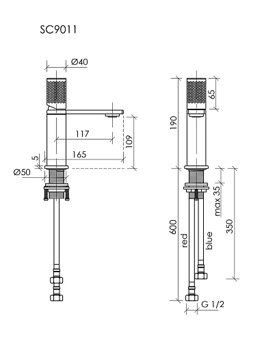 Смеситель для раковины SANCOS Nexus SC9011BN брашированный никель Смеситель для раковины SANCOS Nexus SC9011BN брашированный никель