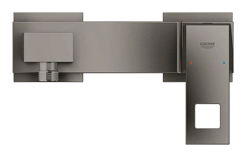 Смеситель для душа GROHE Eurocube, темный графит матовый (23145AL0) Смеситель для душа GROHE Eurocube, темный графит матовый (23145AL0)