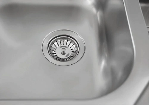 Кухонная мойка GROHE из нержавеющей стали с корзинчатым вентилем, оборачиваемая K400 45 -S 86/50 1.0 31566SD0 Кухонная мойка GROHE из нержавеющей стали с корзинчатым вентилем, оборачиваемая K400 45 -S 86/50 1.0 31566SD0