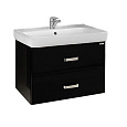 Тумба с раковиной Aquaton Америна 80 (1A1377K1AM950) черная Тумба с раковиной Aquaton Америна 80 (1A1377K1AM950) черная