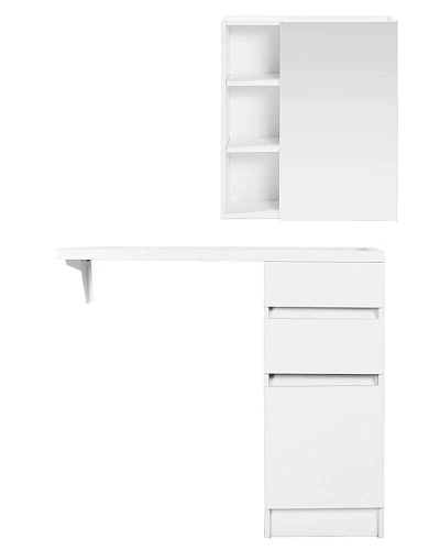 Тумба с раковиной Orange Sistema ST-40TUW+RAR напольная, правая 100 см под стиральную машину, белый Тумба с раковиной Orange Sistema ST-40TUW+RAR напольная, правая 100 см под стиральную машину, белый