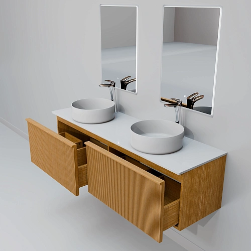 Комплект мебели ArtDecco Andy 150 AAN15W11D3MF белый дуб Комплект мебели ArtDecco Andy 150 AAN15W11D3MF белый дуб