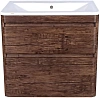 Тумба под раковину Style Line Атлантика 80, Люкс старое дерево, PLUS ЛС-00000664
