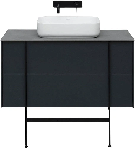 Тумба под раковину Allen Brau Reality 100 1.32007.AM антрацит матовый Тумба под раковину Allen Brau Reality 100 1.32007.AM антрацит матовый