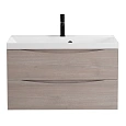 Тумба под раковину BelBagno MARINO-800-2C-SO-RG-P подвесная 800x450 Rovere Grigio Тумба под раковину BelBagno MARINO-800-2C-SO-RG-P подвесная 800x450 Rovere Grigio