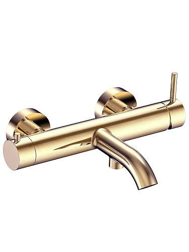 Смеситель для ванны AQUAme Siena AQM6212GG Glossy gold Смеситель для ванны AQUAme Siena AQM6212GG Glossy gold