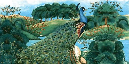 Вставка Kerama Marazzi Павлин 30x60 STG\A79\11000T х9999070475 Вставка Kerama Marazzi Павлин 30x60 STG\A79\11000T х9999070475