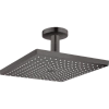 Верхний душ Hansgrohe Raindance E 300 1jet с потолочным подсоединением 26250340, шлифованный черный 