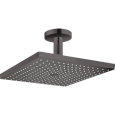 Верхний душ Hansgrohe Raindance E 300 1jet с потолочным подсоединением 26250340, шлифованный черный Верхний душ Hansgrohe Raindance E 300 1jet с потолочным подсоединением 26250340, шлифованный черный